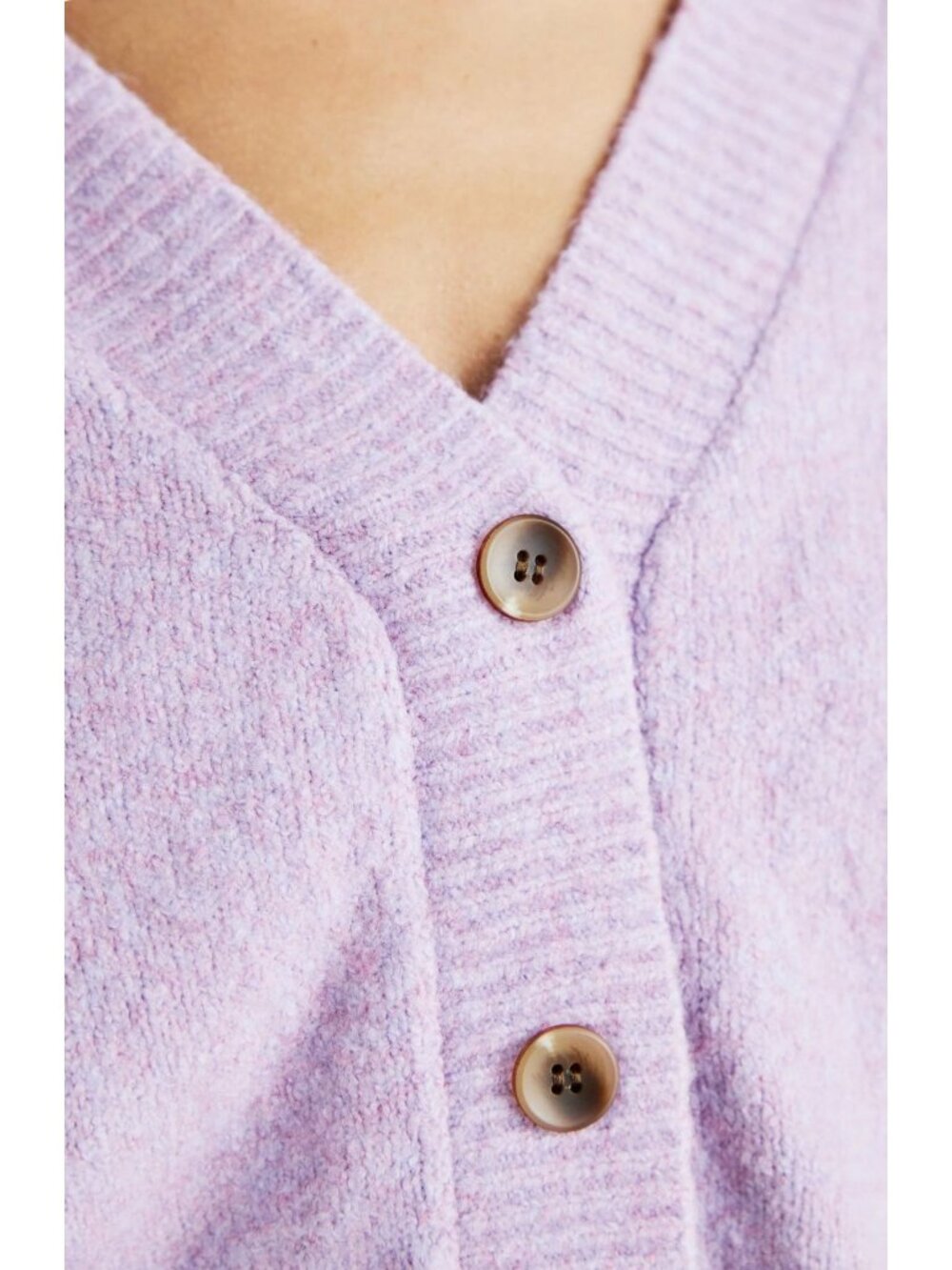 NEW Free People Cool of the Night Cardigan Lilac Purple Size XS [jb] - Picture 4 of 8